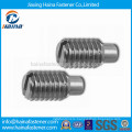 DIN417 M4 Stainless Steel Slotted Set Screws with Long Dog Point